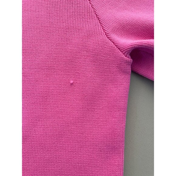 Happily Grey Sweater Size XL Crewneck Long Sleeve Pullover Pink Poly Comfort NEW - Picture 11 of 13